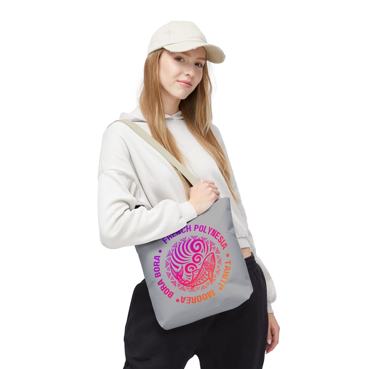 Tote Bag featuring Polynesian Design - Beach Accessory, Eco-Friendly Gift, Travel Companion, Boho Chic, Summer Vibes