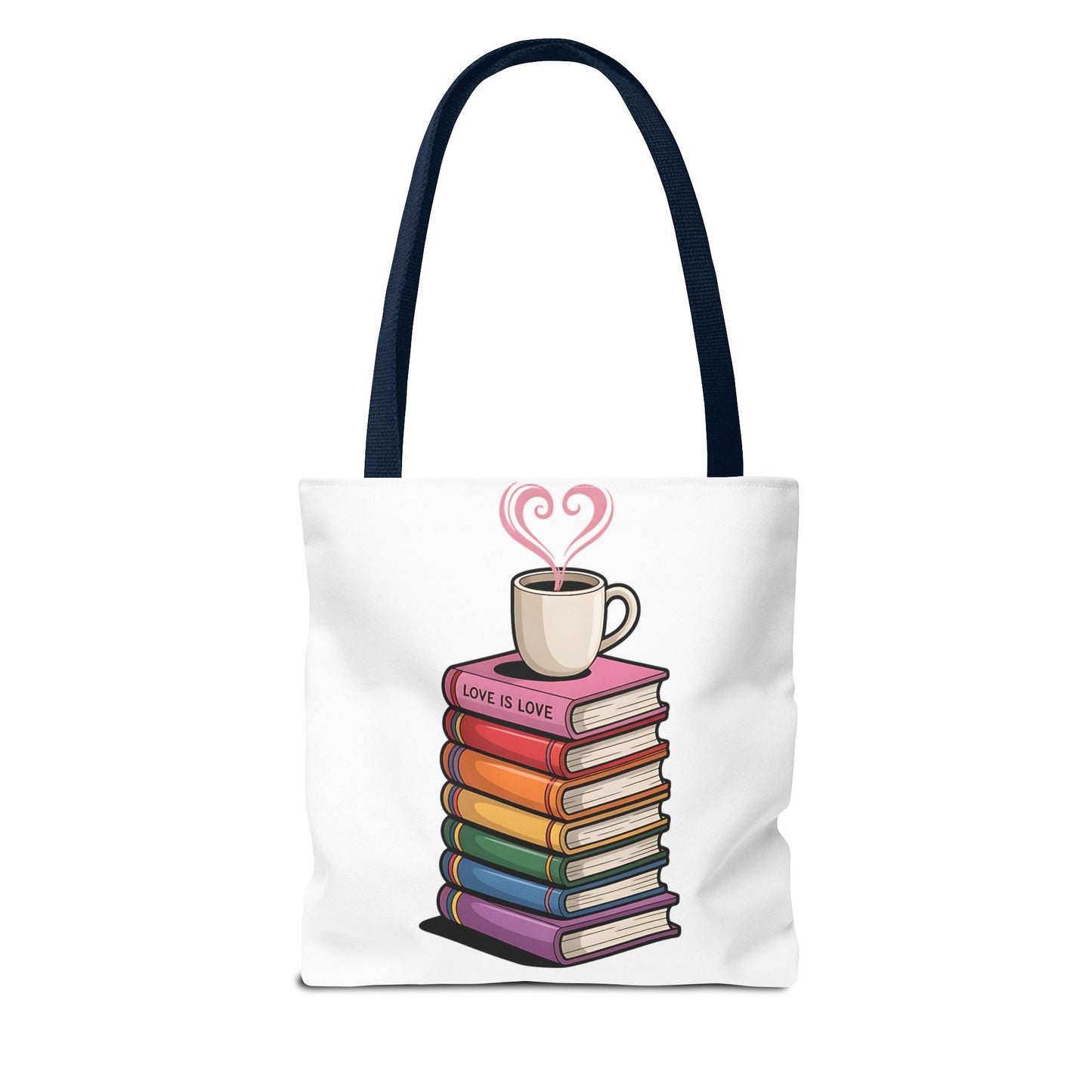 Love is Love Book Tote Bag - Cute Literary Design for Book Lovers