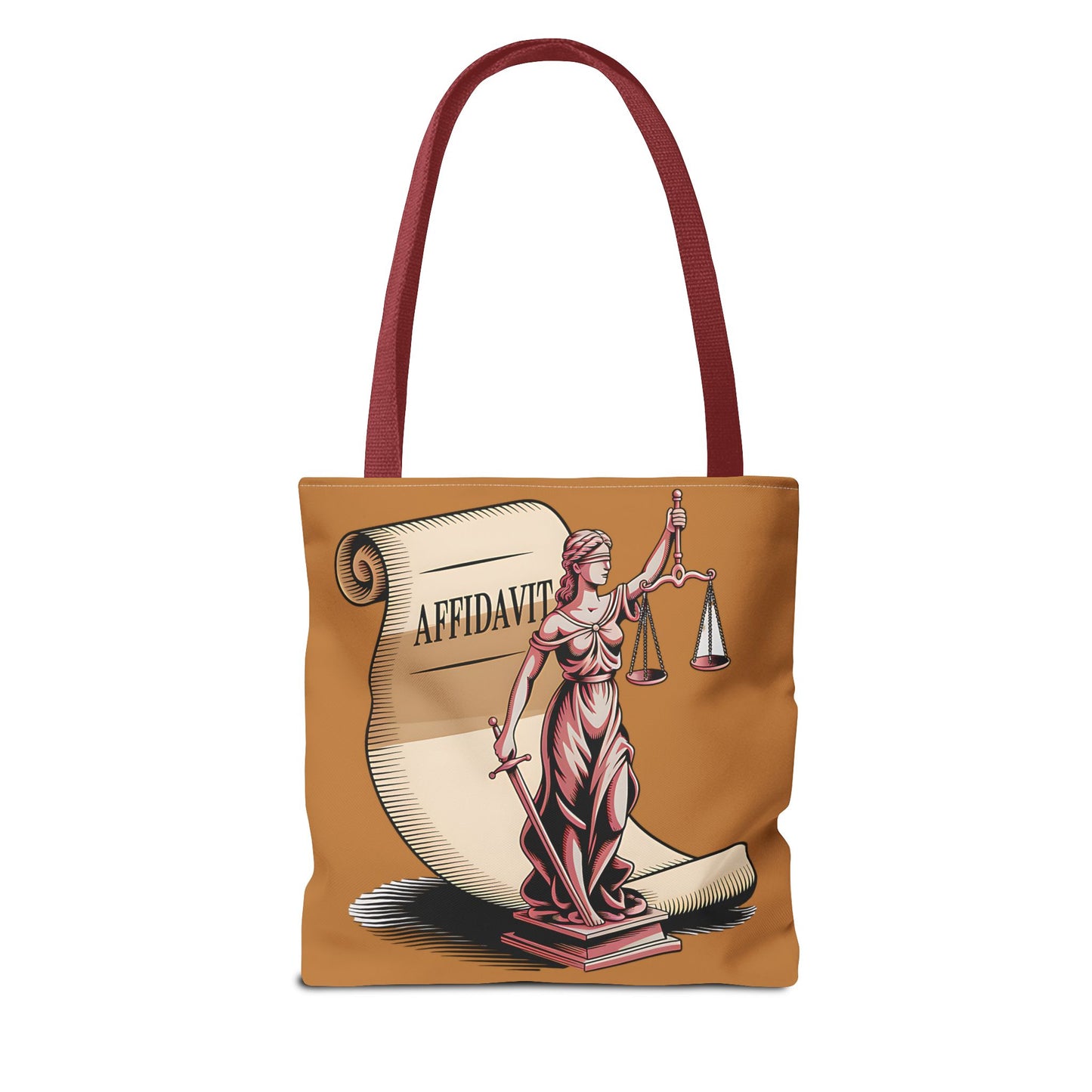 Justice Themed Tote Bag, Legal Tote, Scales of Justice Bag, Law Student Gift, Courtroom Accessory, Legal Professional Bag