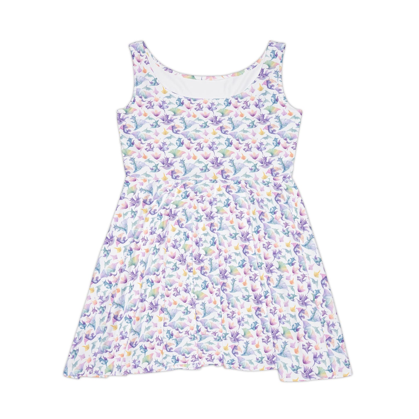 Floral Women's Skater Dress – Perfect for Spring and Summer Celebrations