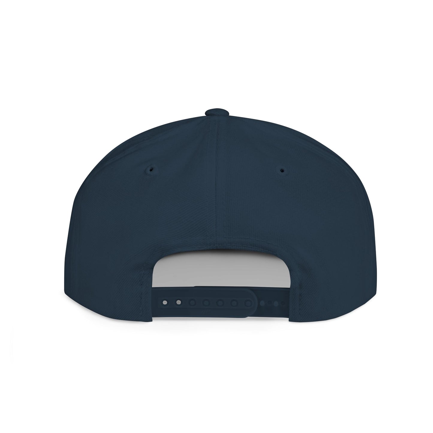 Lotus Flower Flat Bill Snapback Cap - Stylish & Versatile
