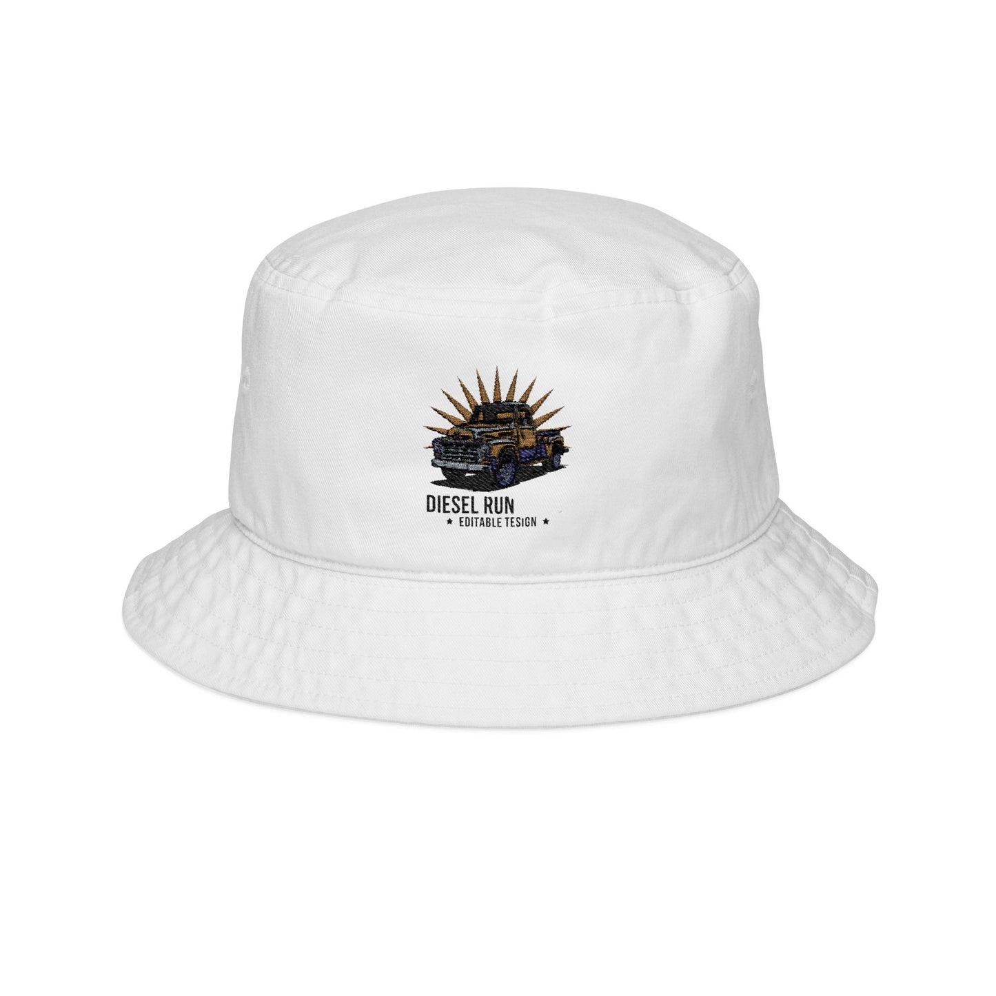 Stylish Bucket Hat with Unique Embroidery, Fashionable Sun Protection, Summer Accessory, Beachwear, Outdoor Fun, Gift Idea