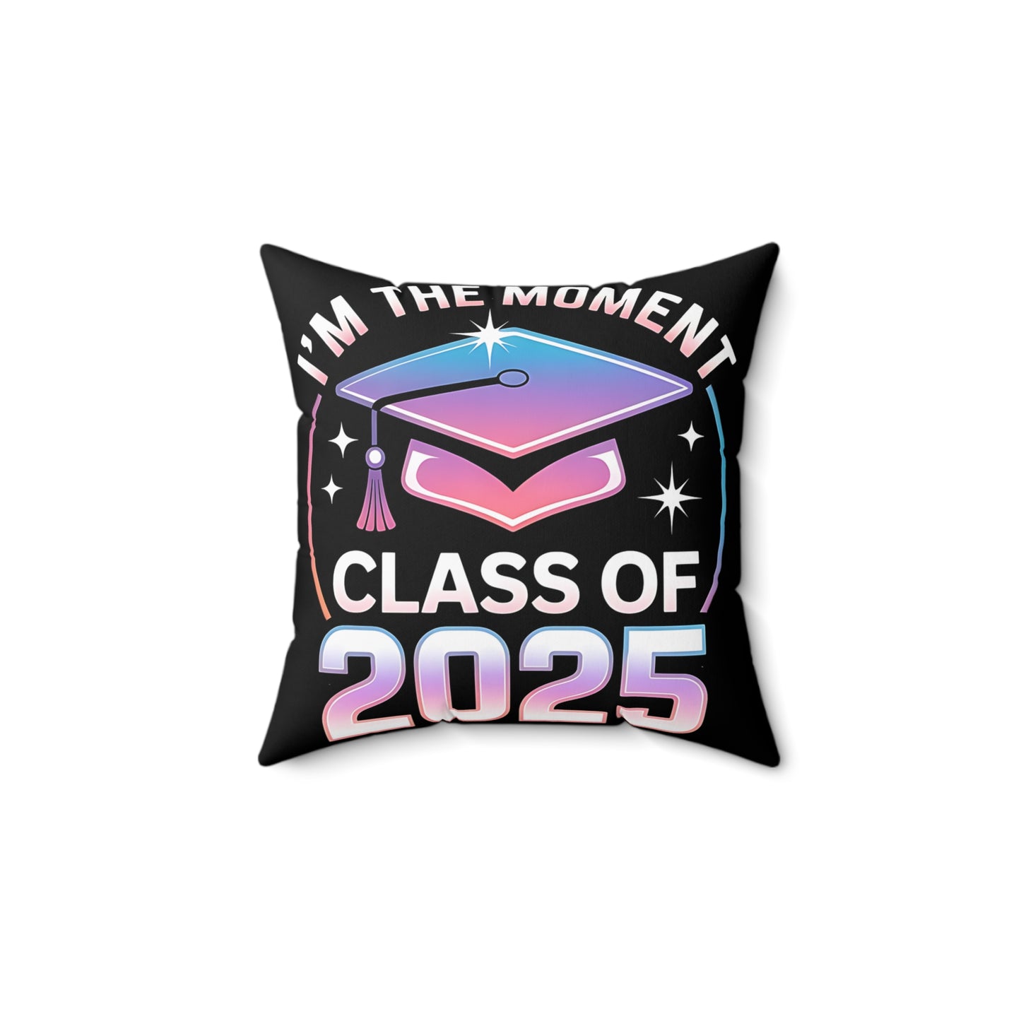 Graduation Celebration Pillow - Class of 2025 Design