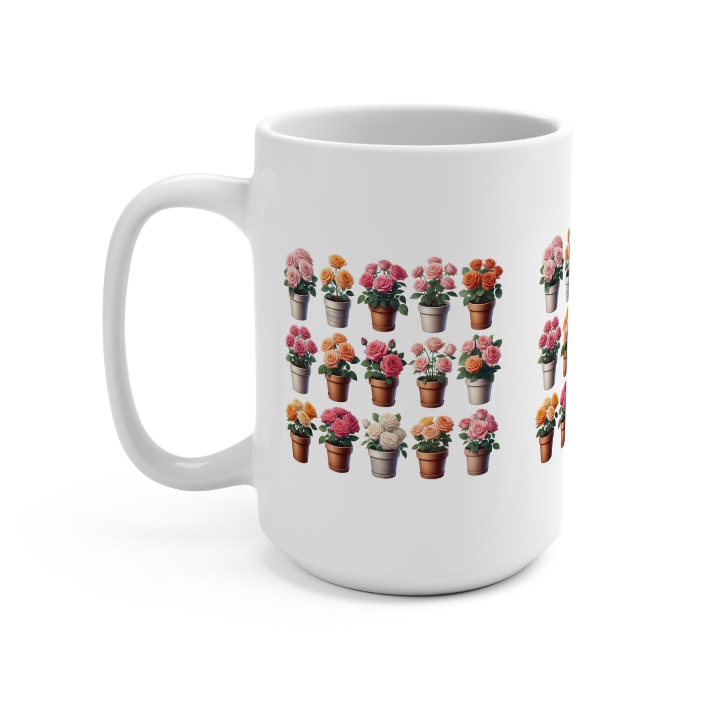 Floral Garden 15oz Mug - Perfect Gift for Plant Lovers