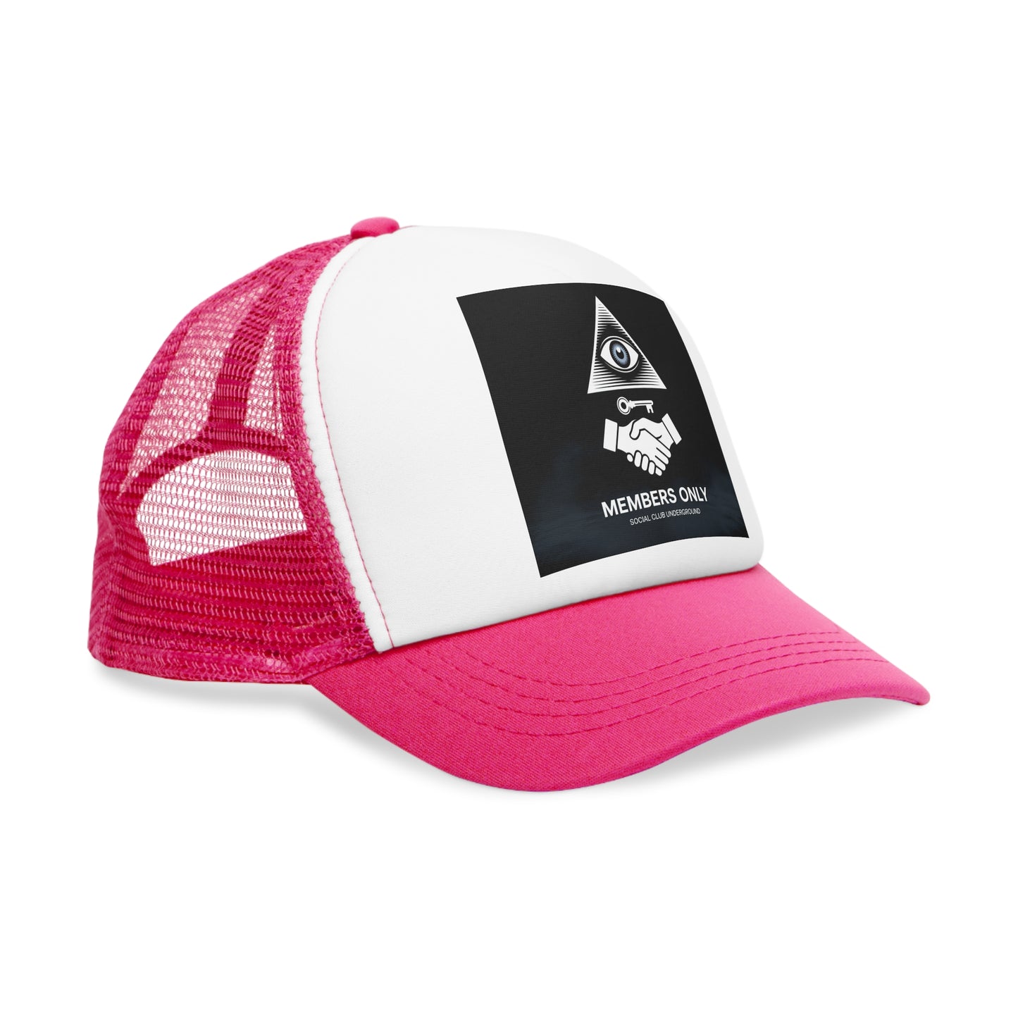 Exclusive Mesh Cap - 'Members Only' Design - Fashionable Trucker Hat