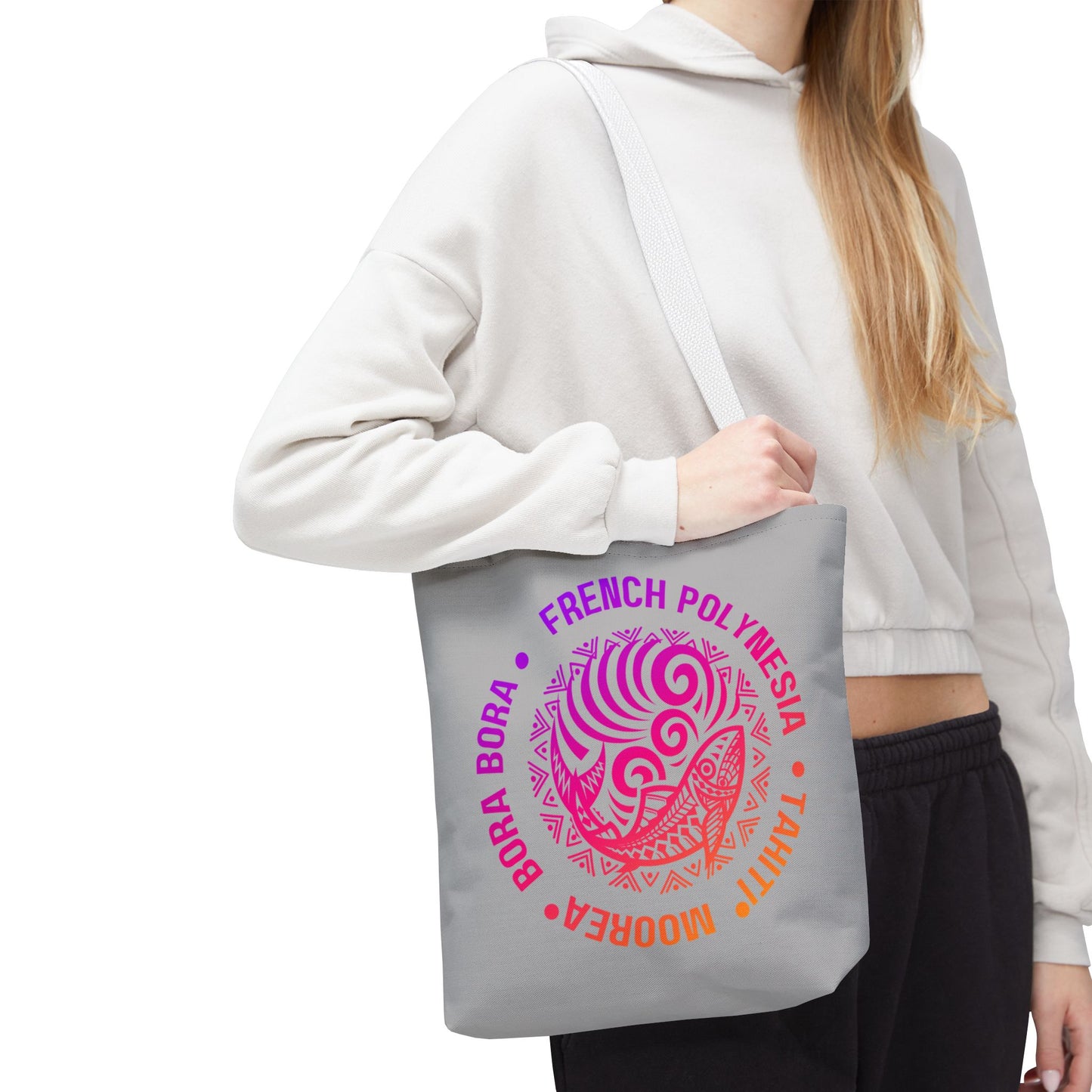 Tote Bag featuring Polynesian Design - Beach Accessory, Eco-Friendly Gift, Travel Companion, Boho Chic, Summer Vibes