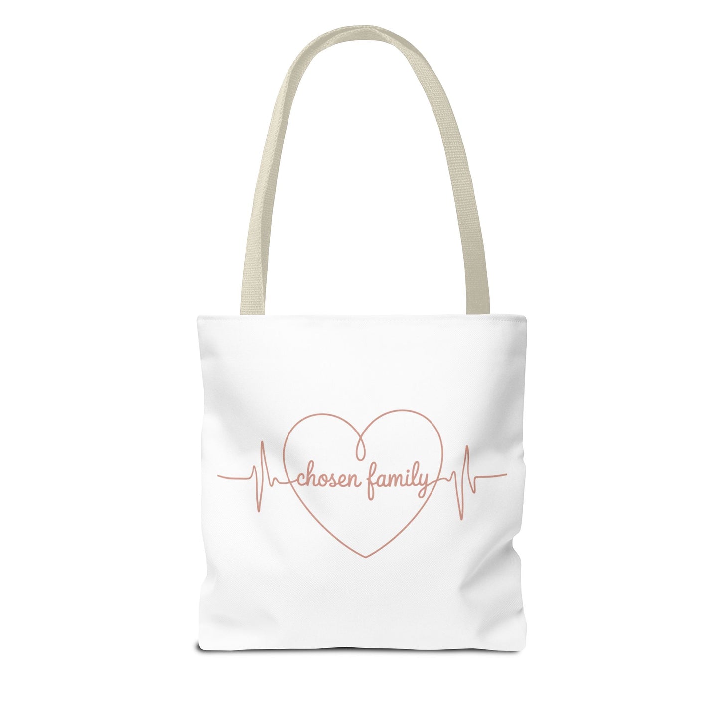 Heartbeat 'Chosen Family' Tote Bag - Perfect Gift for Loved Ones