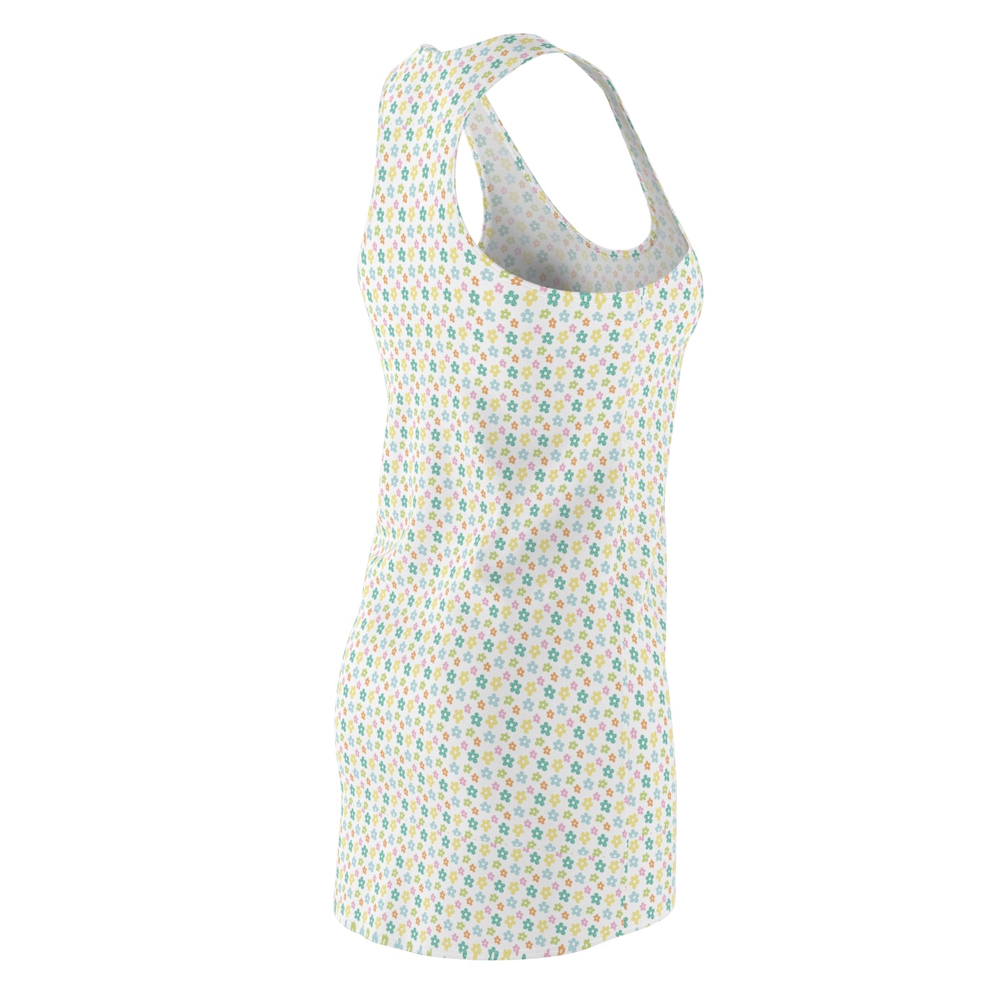 Floral Women's Racerback Dress - Perfect for Summer Outings and Beach Days