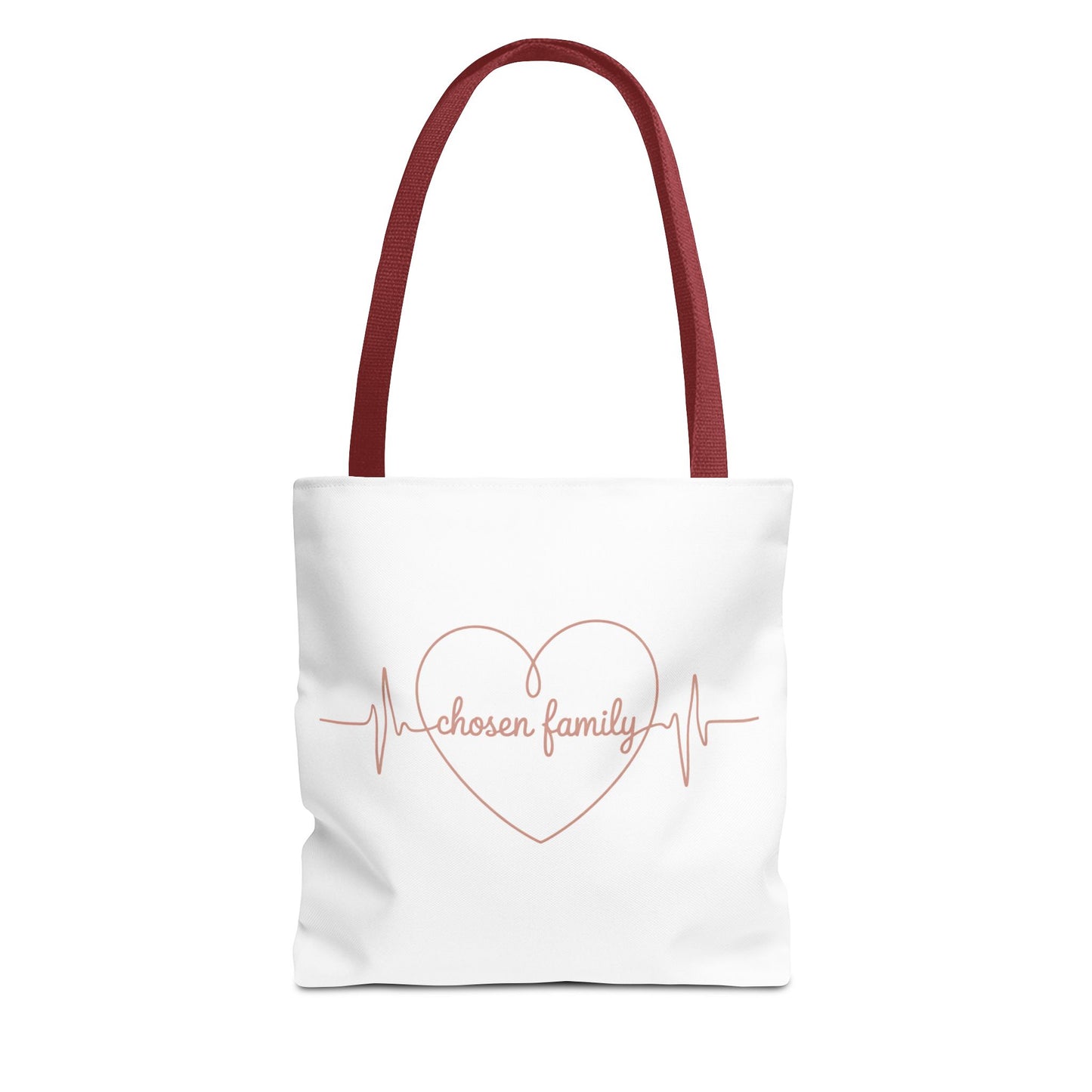 Heartbeat 'Chosen Family' Tote Bag - Perfect Gift for Loved Ones