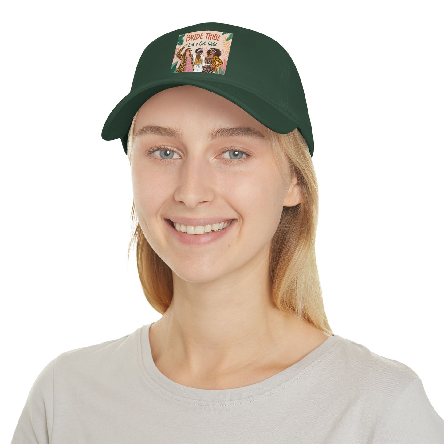 Bride Tribe Low Profile Baseball Cap - Let's Get Wild Design