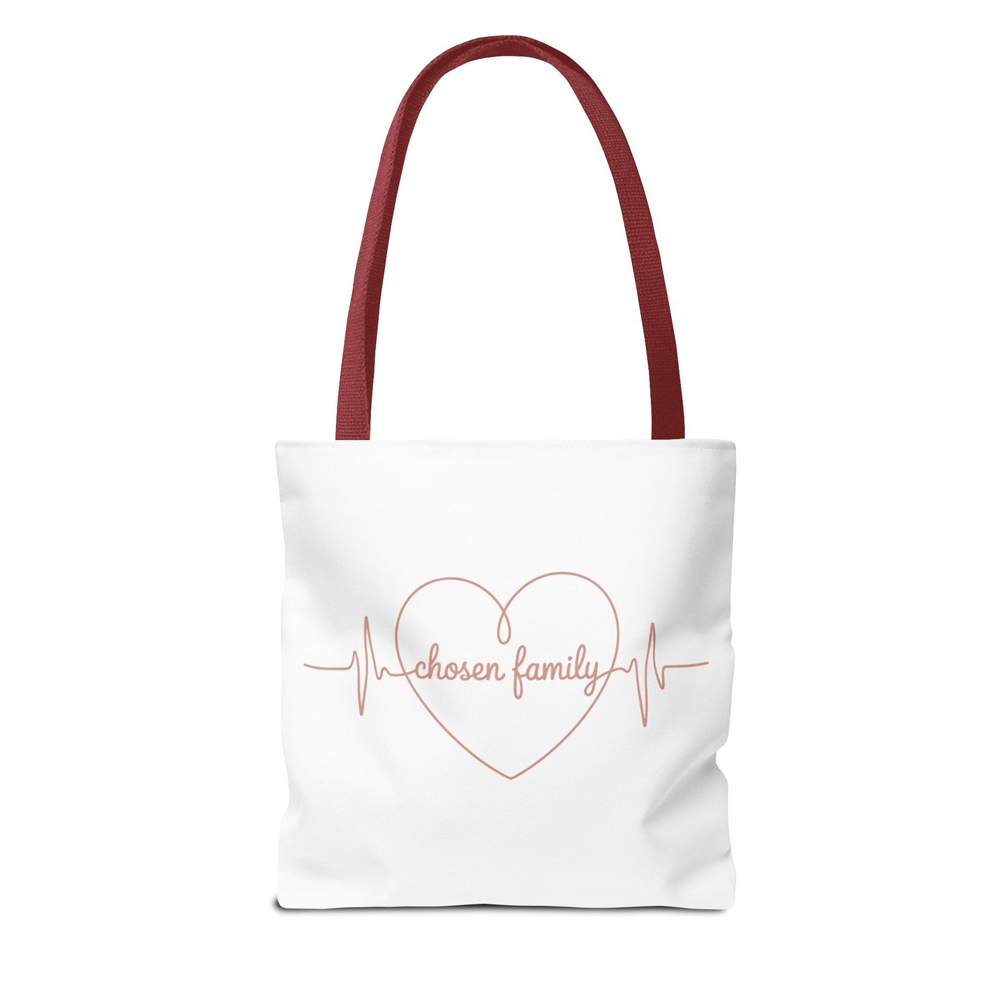 Heartbeat 'Chosen Family' Tote Bag - Perfect Gift for Loved Ones