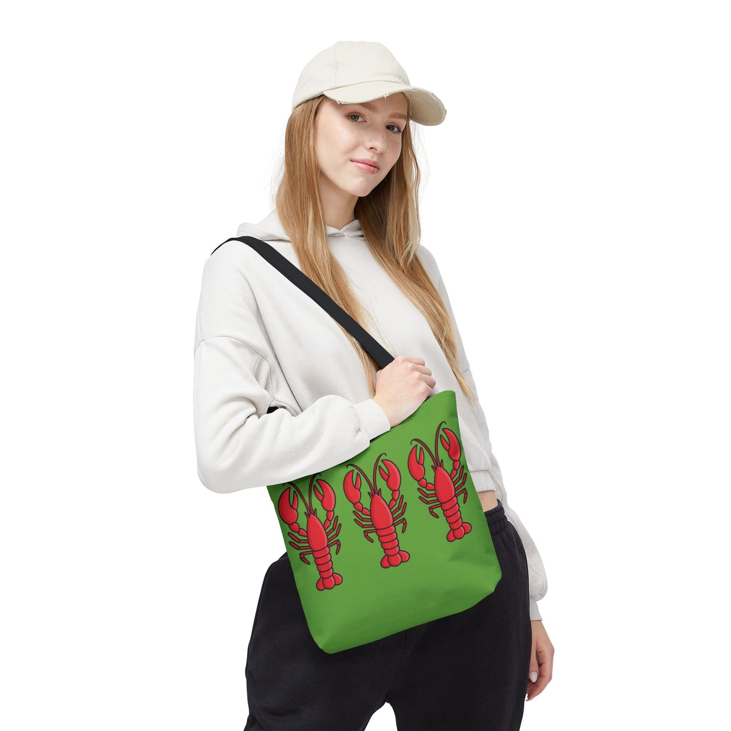 Lobster Print Tote Bag, Beach Bag, Summer Accessory, Gift for Seafood Lovers, Fun Shopping Tote, Lobster Lover Gift
