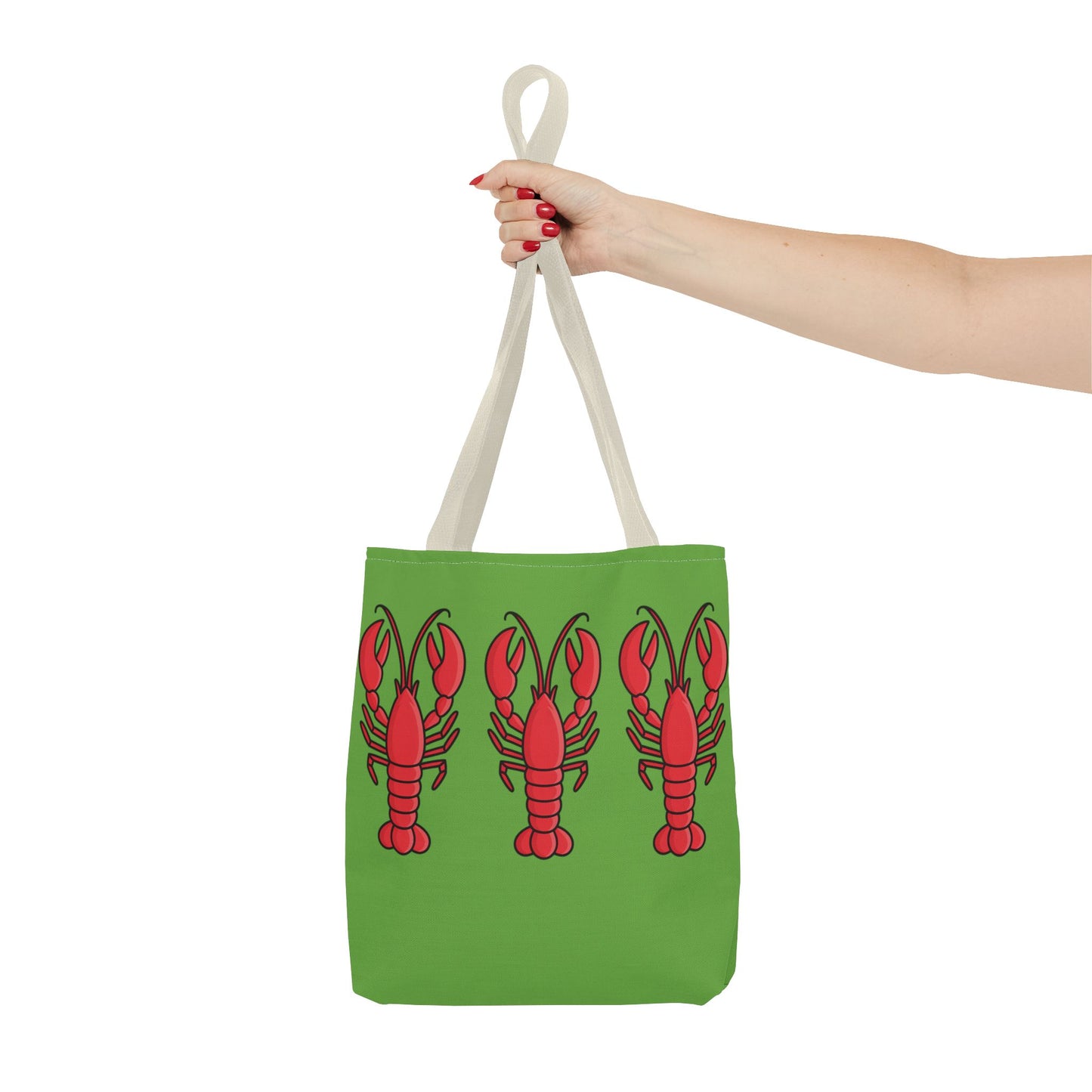Lobster Print Tote Bag, Beach Bag, Summer Accessory, Gift for Seafood Lovers, Fun Shopping Tote, Lobster Lover Gift