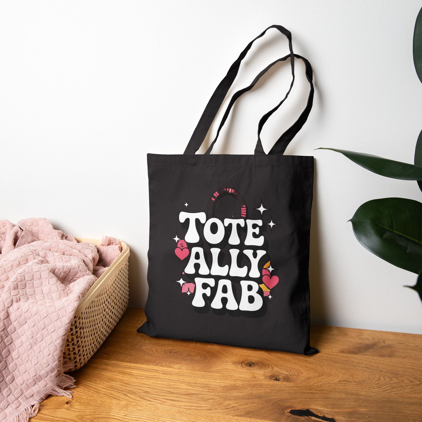 Tote Bag - Toteally Fab Canvas Bag for Everyday Use, Reusable Shopping Bag, Gift for Her, Fun & Trendy Accessory