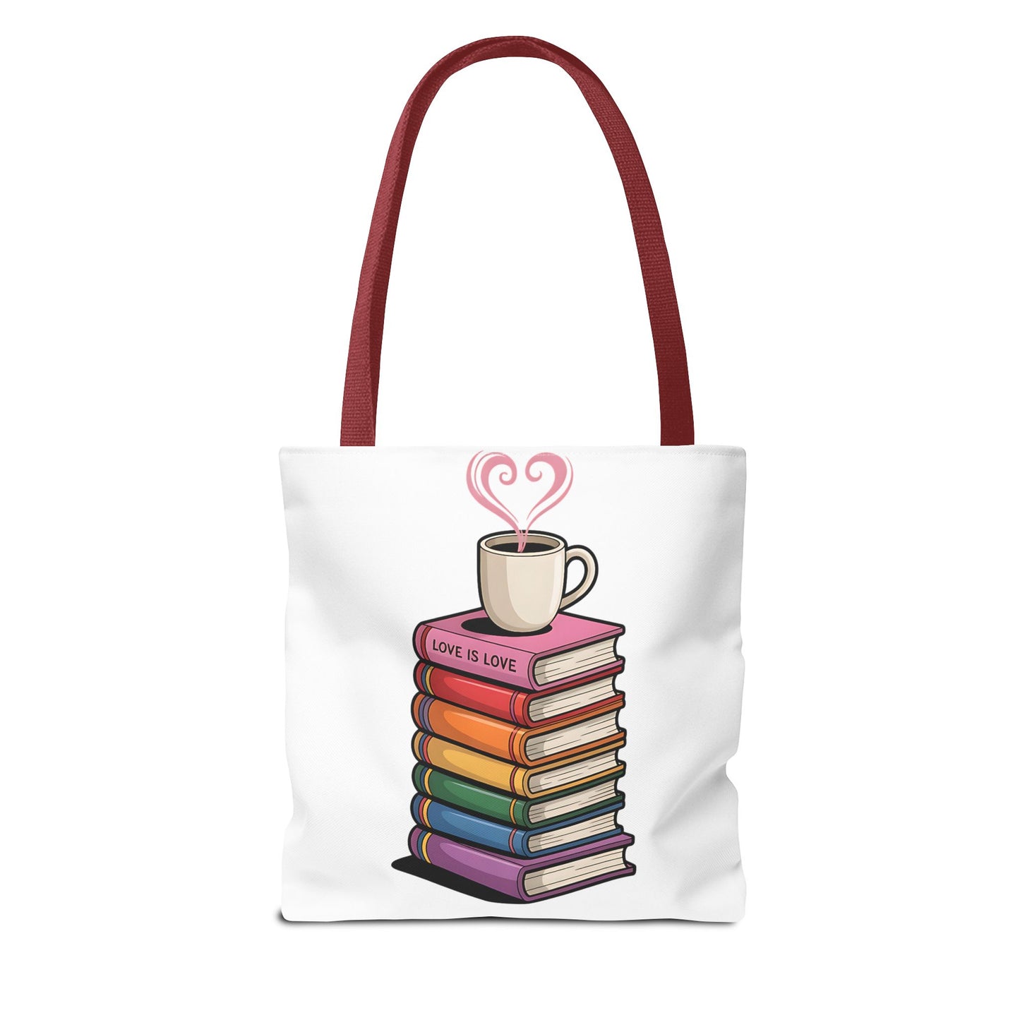 Love is Love Book Tote Bag - Cute Literary Design for Book Lovers