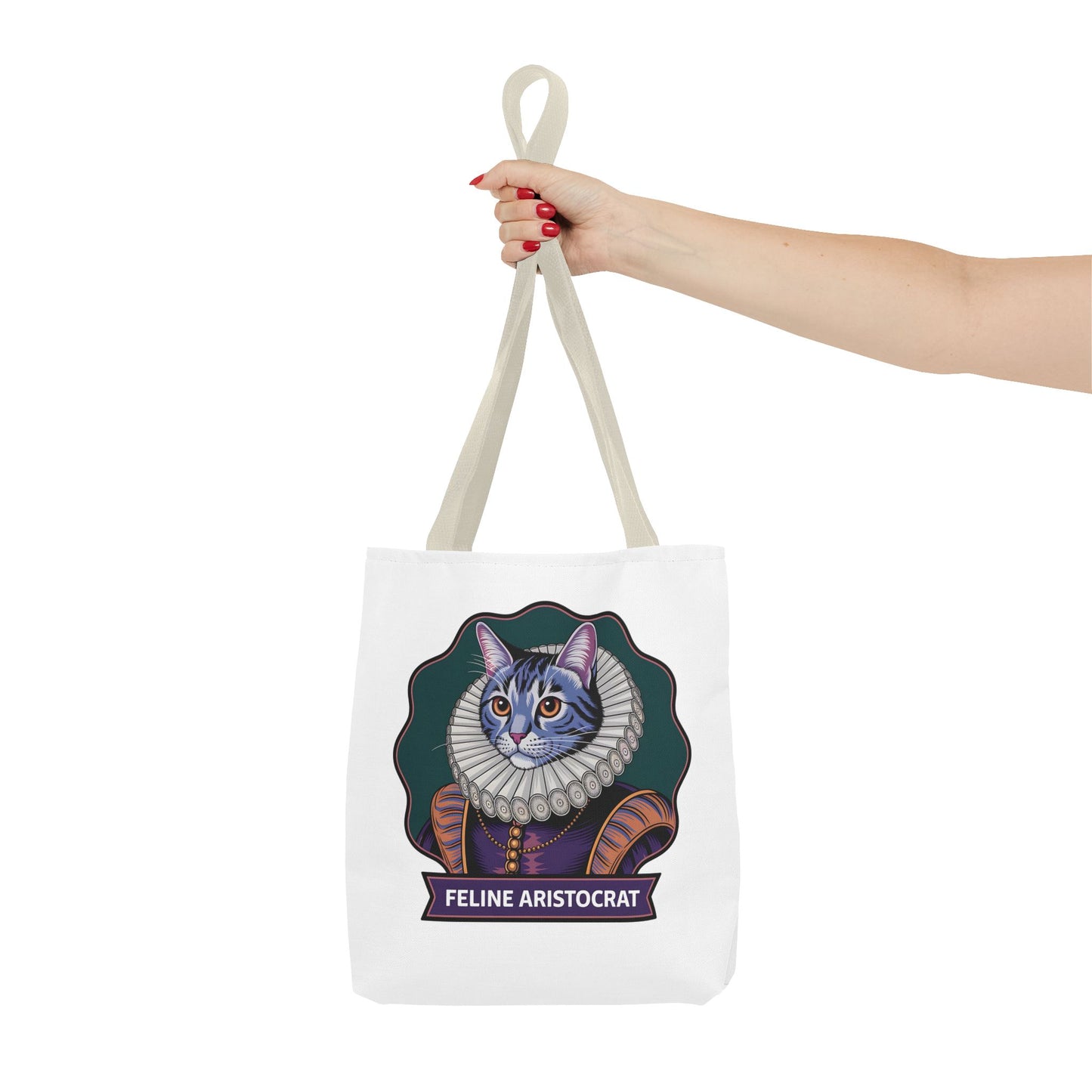 Feline Aristocrat Tote Bag – Stylish Cat Lover's Accessory