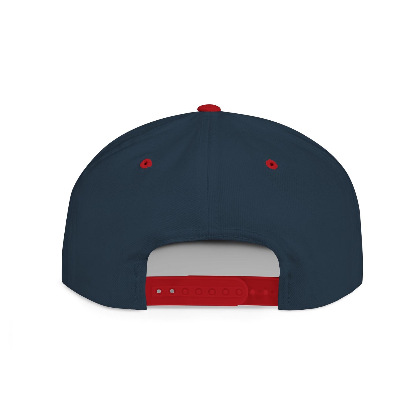 Lotus Flower Flat Bill Snapback Cap - Stylish & Versatile