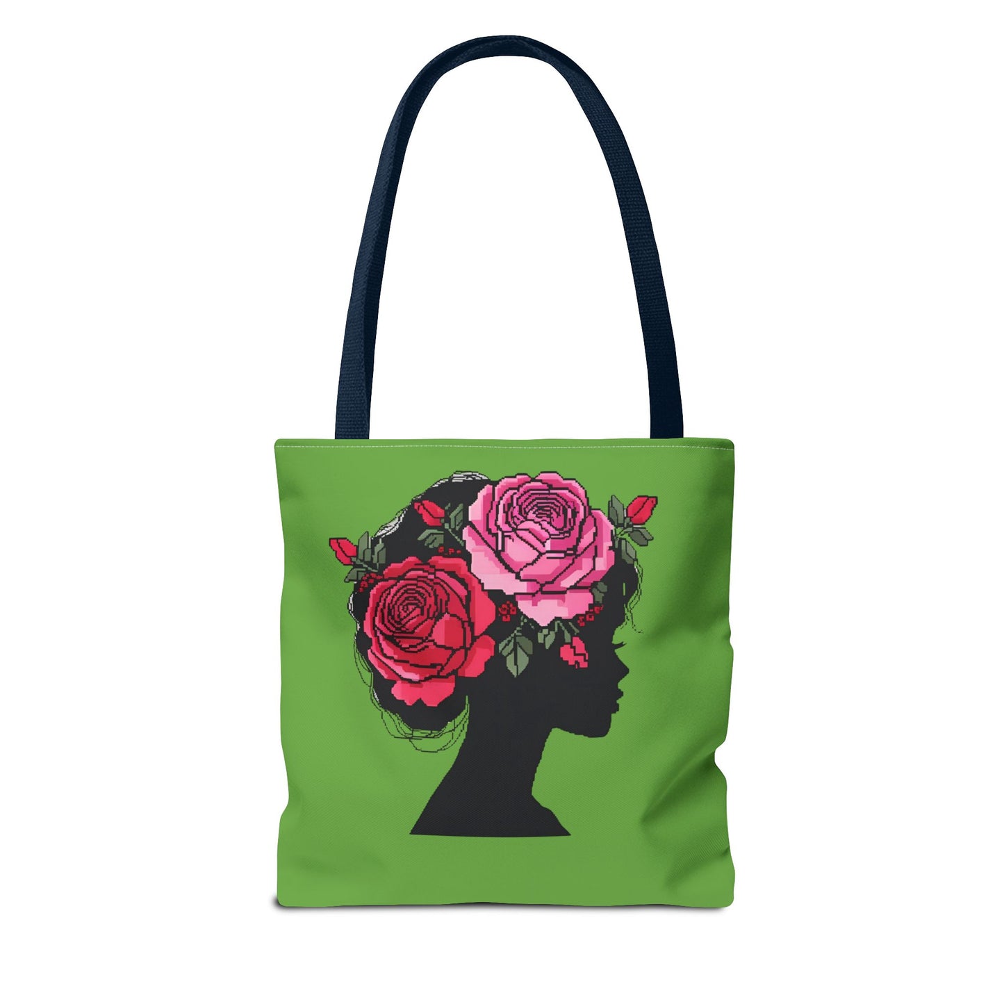 Floral Silhouette Tote Bag - Eco-Friendly, Stylish, Gifts for Her, Travel Essential, Canvas Shopper