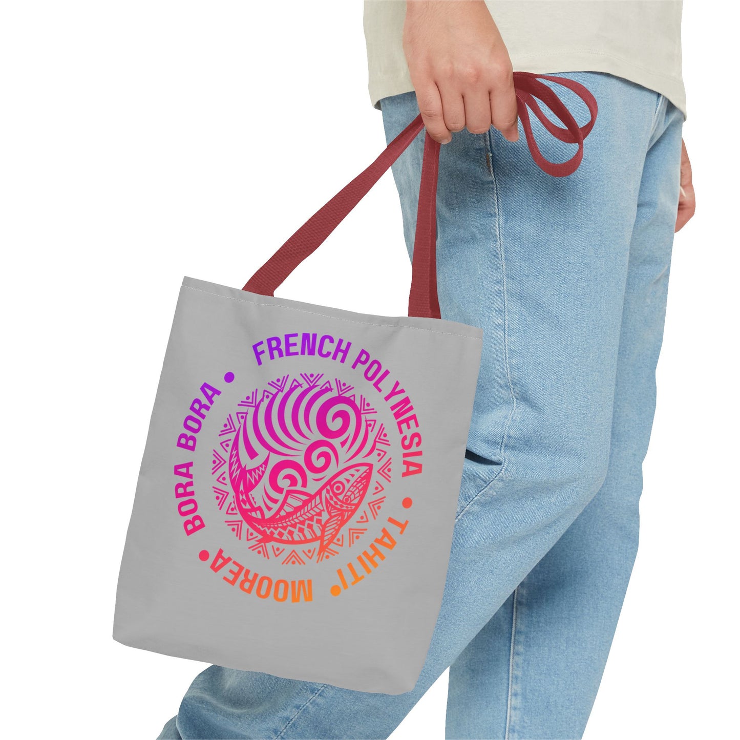 Tote Bag featuring Polynesian Design - Beach Accessory, Eco-Friendly Gift, Travel Companion, Boho Chic, Summer Vibes