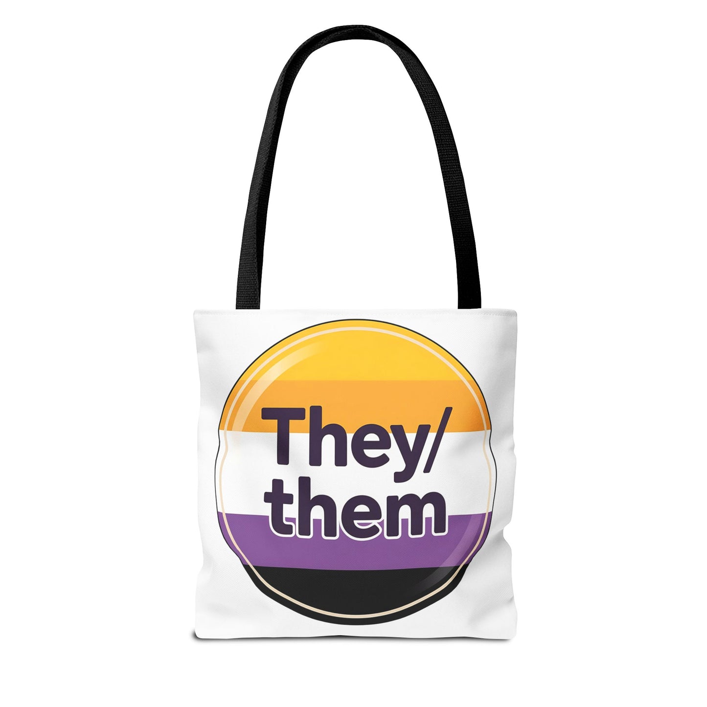They/Them Pride Tote Bag - Inclusive Statement Accessory