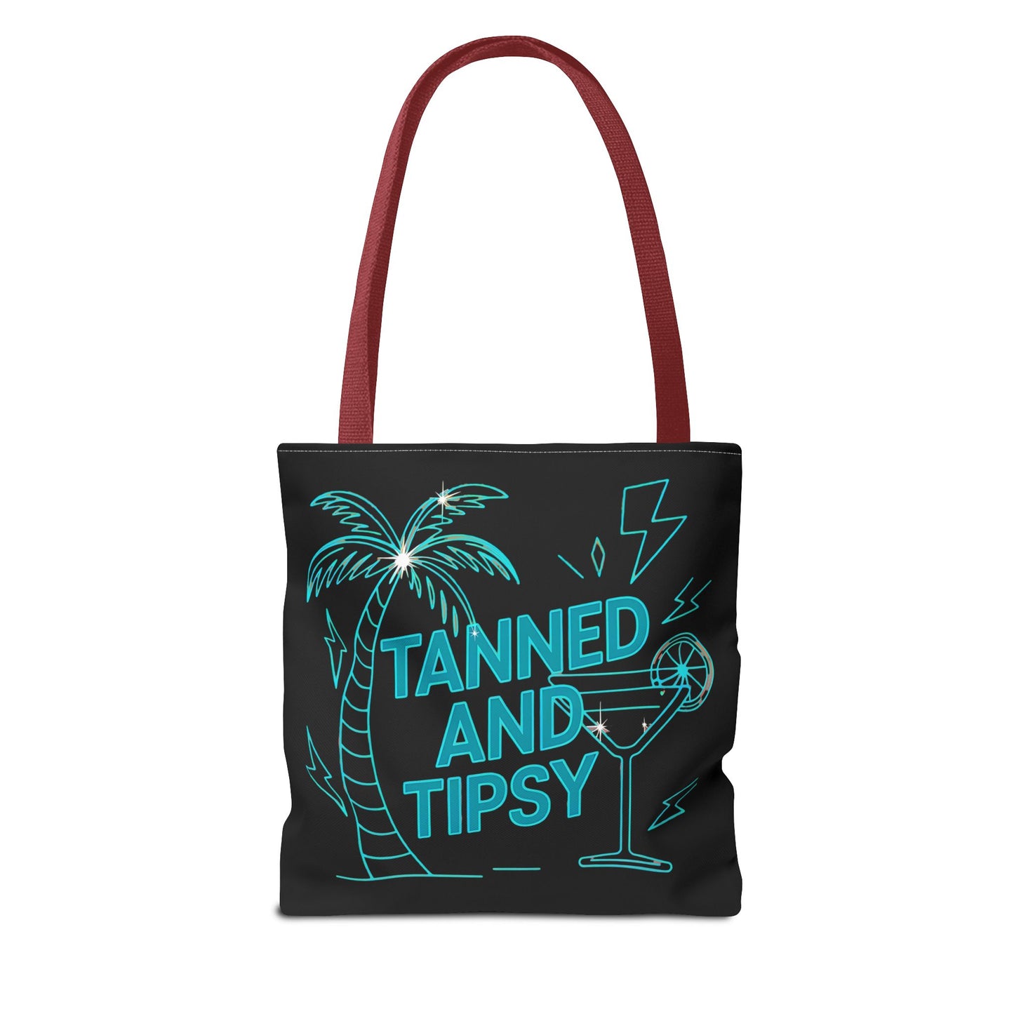 Tanned and Tipsy Tote Bag | Beach Bag, Summer Accessory, Travel Tote, Fun Gift, Poolside Essential