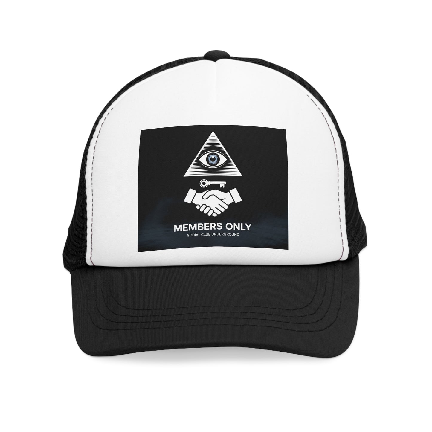 Exclusive Mesh Cap - 'Members Only' Design - Fashionable Trucker Hat