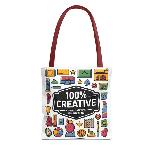 Creative Vision Tote Bag - Perfect for Artists, Students, and Creatives | 100% Creative Design, Eco-Friendly, Customizable, Gift Idea, [...]