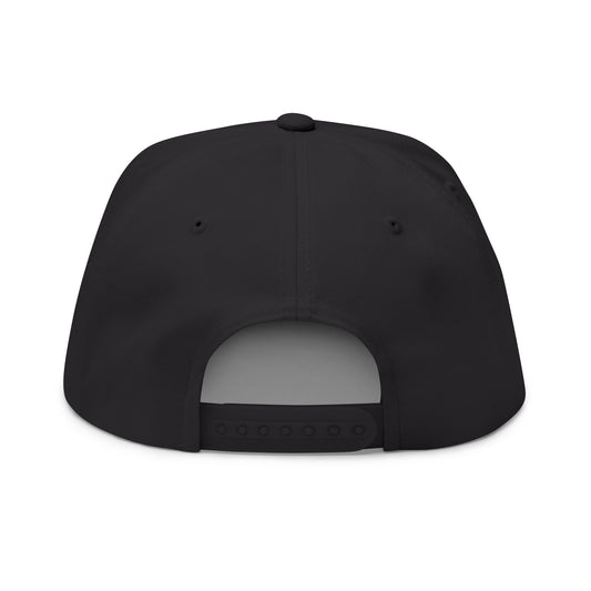 More Espresso Less Depresso Flat Bill Cap – Stylish Black Hat for Coffee Lovers