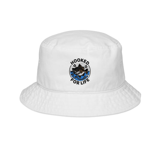 Embroidered Fishing Bucket Hat - Perfect for Outdoor Adventures, Beach Days, Fishing Trips, Summer Fun, Gift for Nature Lovers