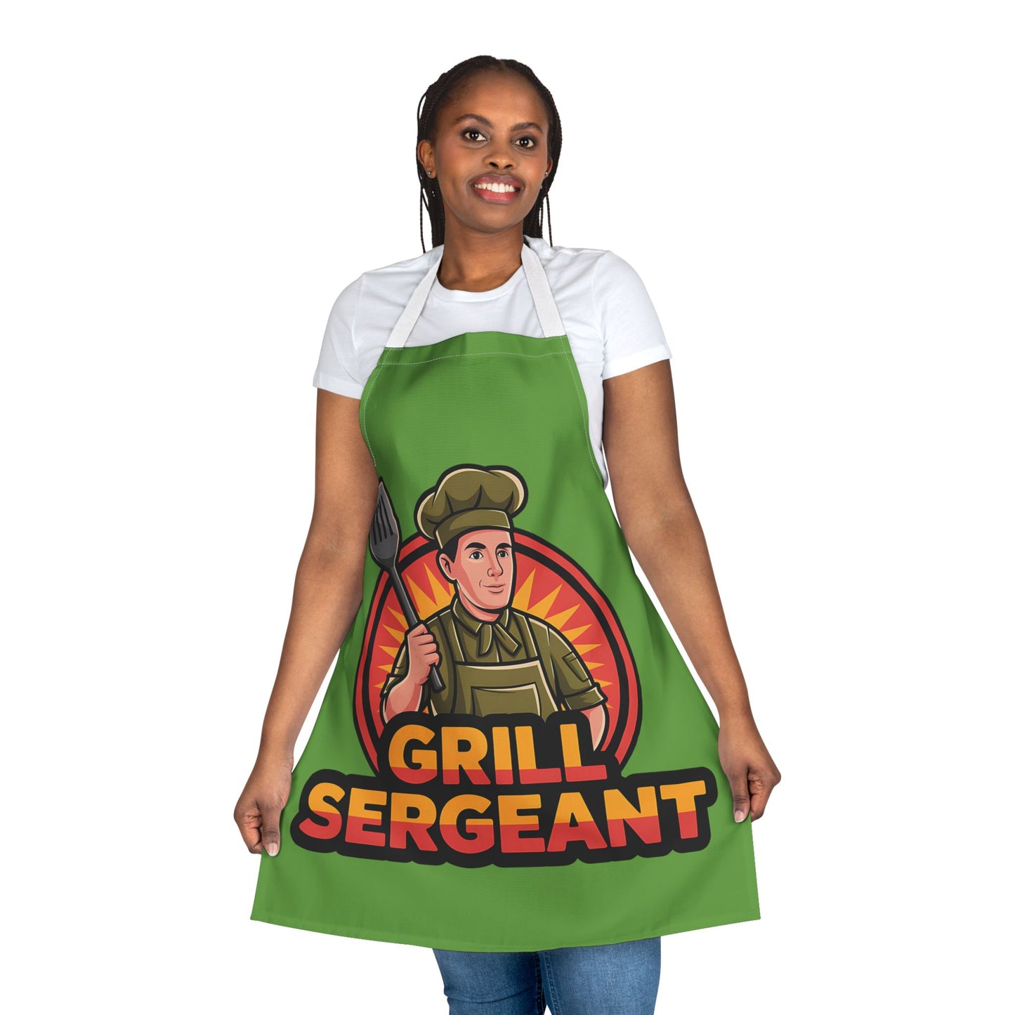 Grill Sergeant Apron - 5-Color Straps for BBQ Lovers