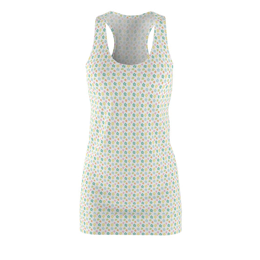 Floral Women's Racerback Dress - Perfect for Summer Outings and Beach Days