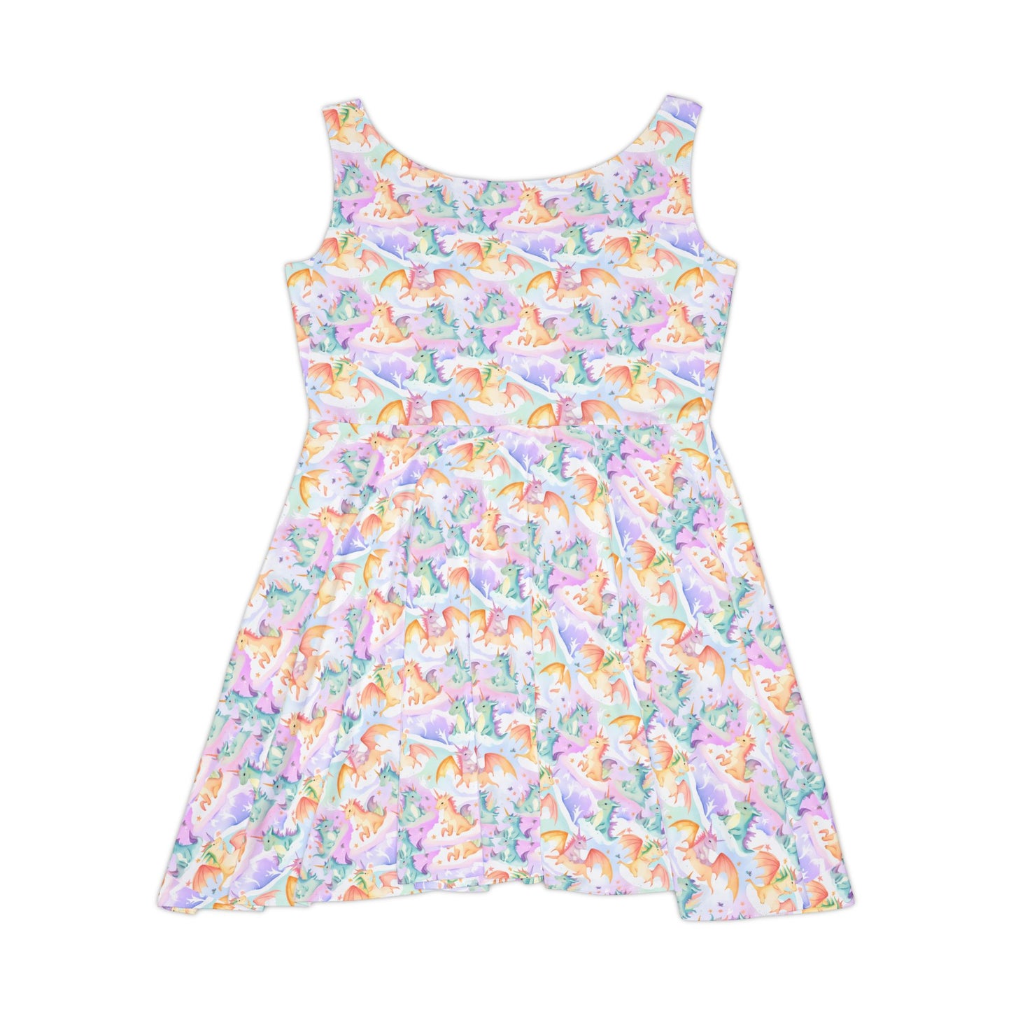 Whimsical Dinosaur Women's Skater Dress | Fun Summer Fashion