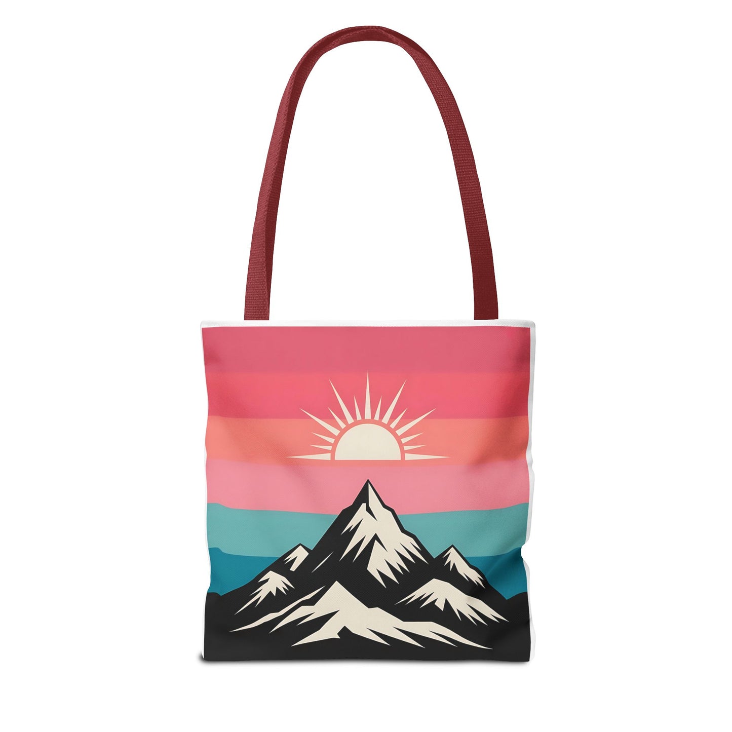 Mountain Sunrise Tote Bag - Stylish Eco-Friendly Carryall for Nature Lovers