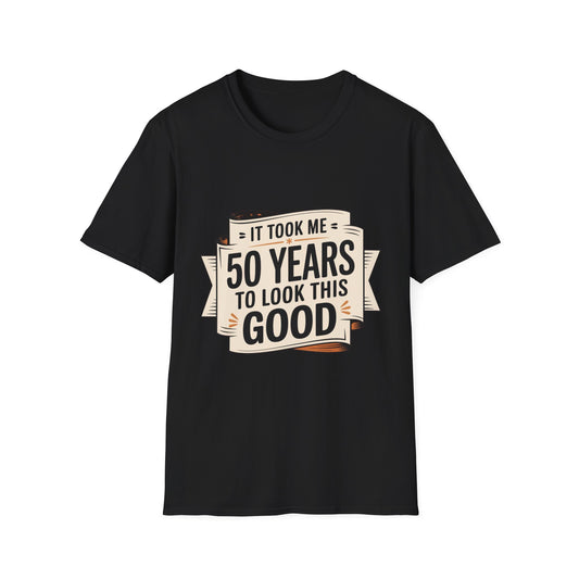 50th Birthday Unisex T-Shirt, Funny Gift for Him/Her, Celebration Apparel, Milestone Birthday Tee, Birthday Party Outfit