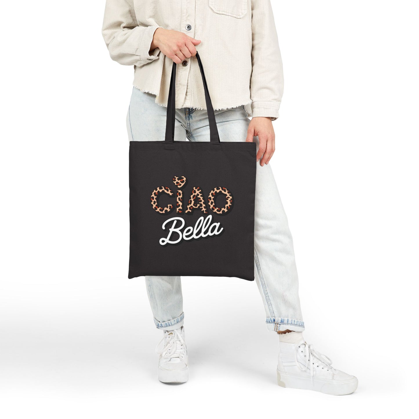 Ciao Bella Tote Bag, Stylish Reusable Bag, Eco-Friendly Grocery Tote, Fashion Accessory, Gift for Her, Chic Shopping Bag
