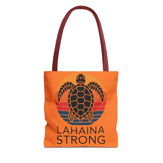 Tote Bag with Lahaina Strong Design, Eco-Friendly Bag, Beach Tote, Vacation Carryall, Sustainable Gift