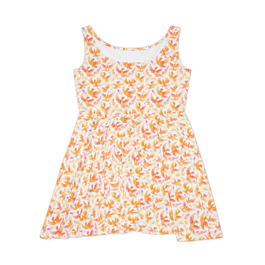 Floral Print Womens Skater Dress – Perfect for Summer Parties & Casual Outings