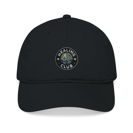 Organic Embroidered Baseball Cap - Stylish Eco-Friendly Accessory for Outdoor Adventures, Gifts, Everyday Wear, Clubs, and Events
