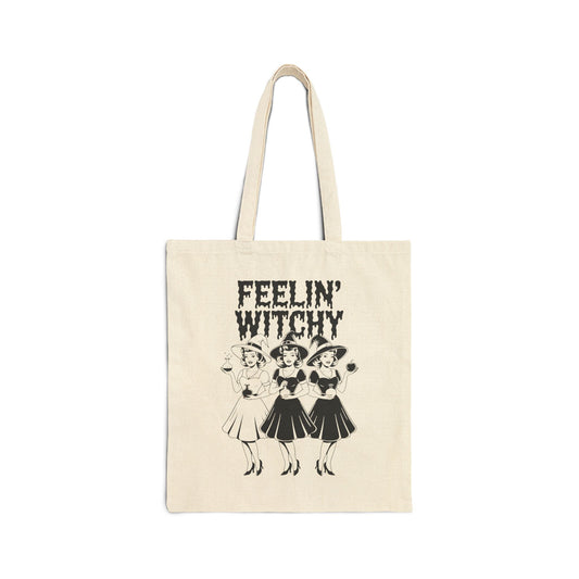 Feelin' Witchy Tote Bag - Cute Canvas Bag for Halloween, Practical Shopping Tote, Witchy Vibes, Perfect Gift for Wiccans, Eco-Friendly [...]
