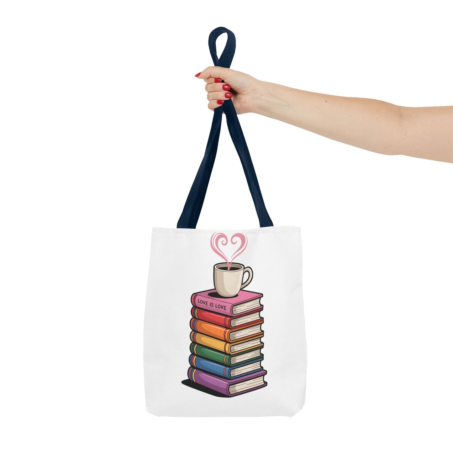Love is Love Book Tote Bag - Cute Literary Design for Book Lovers