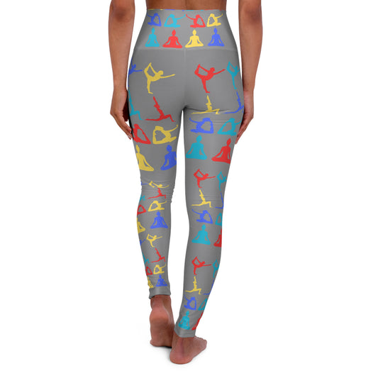 Vibrant High Waisted Yoga Leggings - Perfect for Active Lifestyles & Yoga Enthusiasts