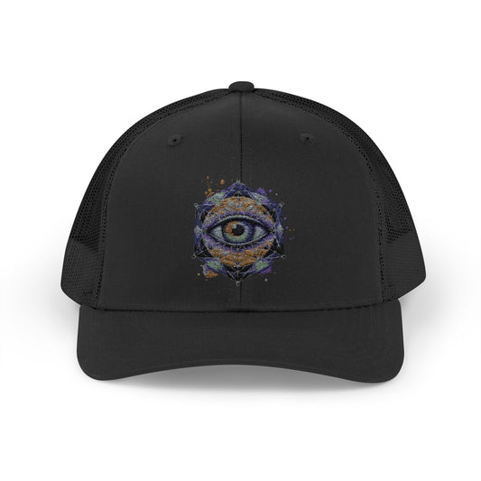 Mystical Eye Snapback Trucker Cap for Spiritual Seekers