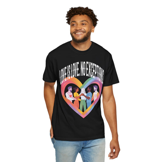 Unisex Love is Love T-Shirt | LGBTQ+ Pride Tee, Gift for Allies, Equality Apparel, Comfortable Everyday Wear, Celebration of Love