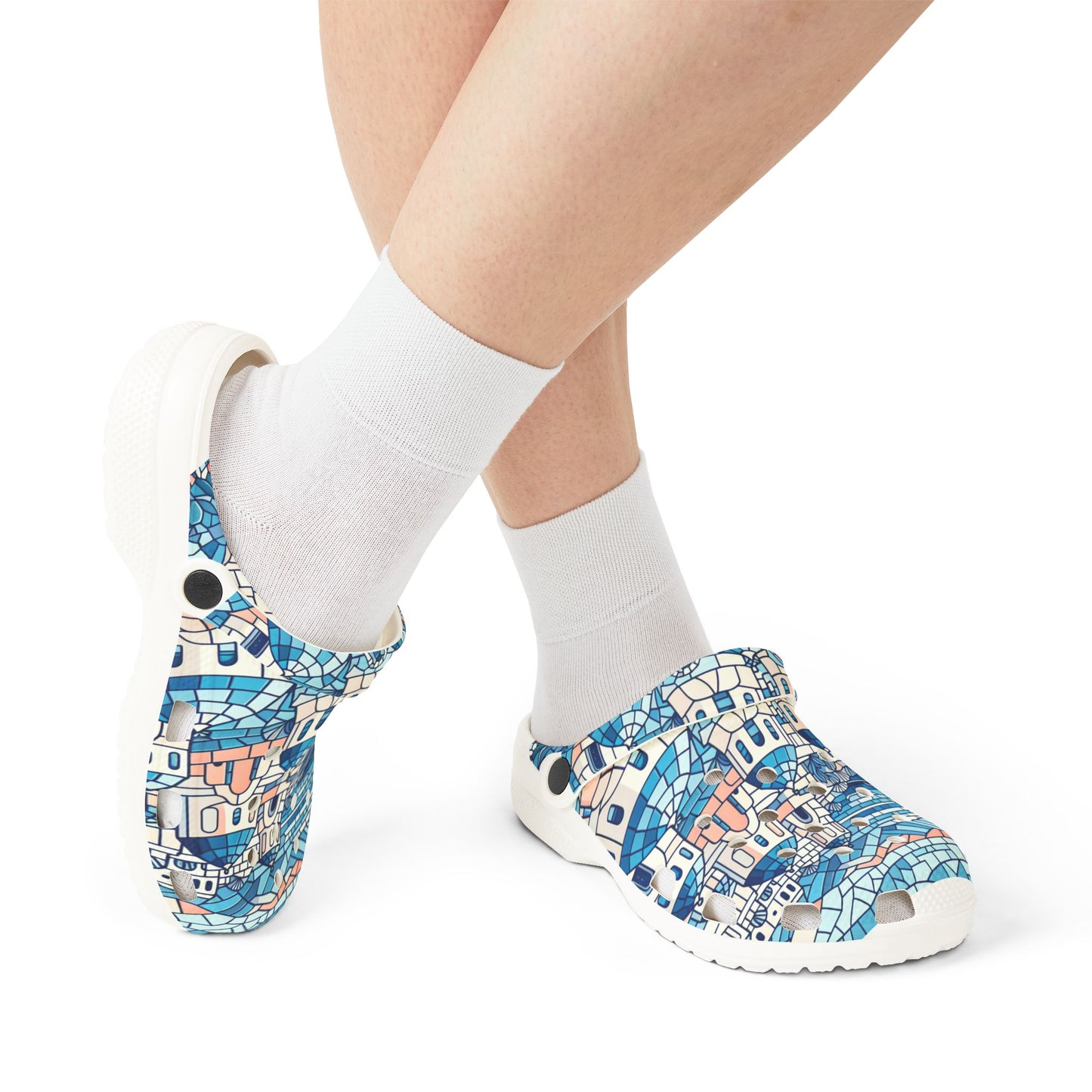 Greek Isles EVA Foam Clogs - Lightweight, Comfortable Slip-Ons for Summer Adventures