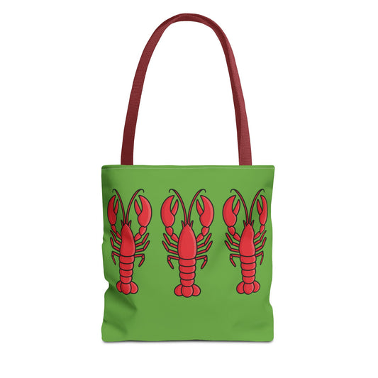Lobster Print Tote Bag, Beach Bag, Summer Accessory, Gift for Seafood Lovers, Fun Shopping Tote, Lobster Lover Gift
