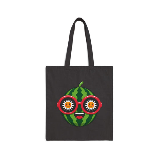 Whimsical Watermelon Tote Bag - Fun Eco-Friendly Shopping Bag, Reusable Grocery Bag, Cute Beach Bag, Gift for Fruit Lovers