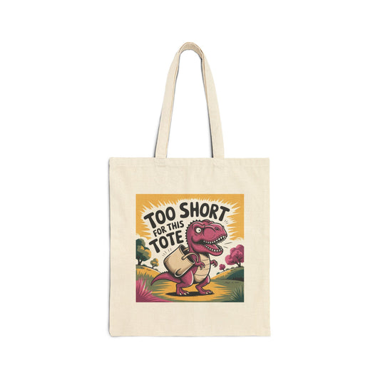 Funny Dinosaur Tote Bag, Reusable Shopping Bag, Gift for Dinosaurs Lovers, Eco-Friendly Tote, Cute Canvas Bag