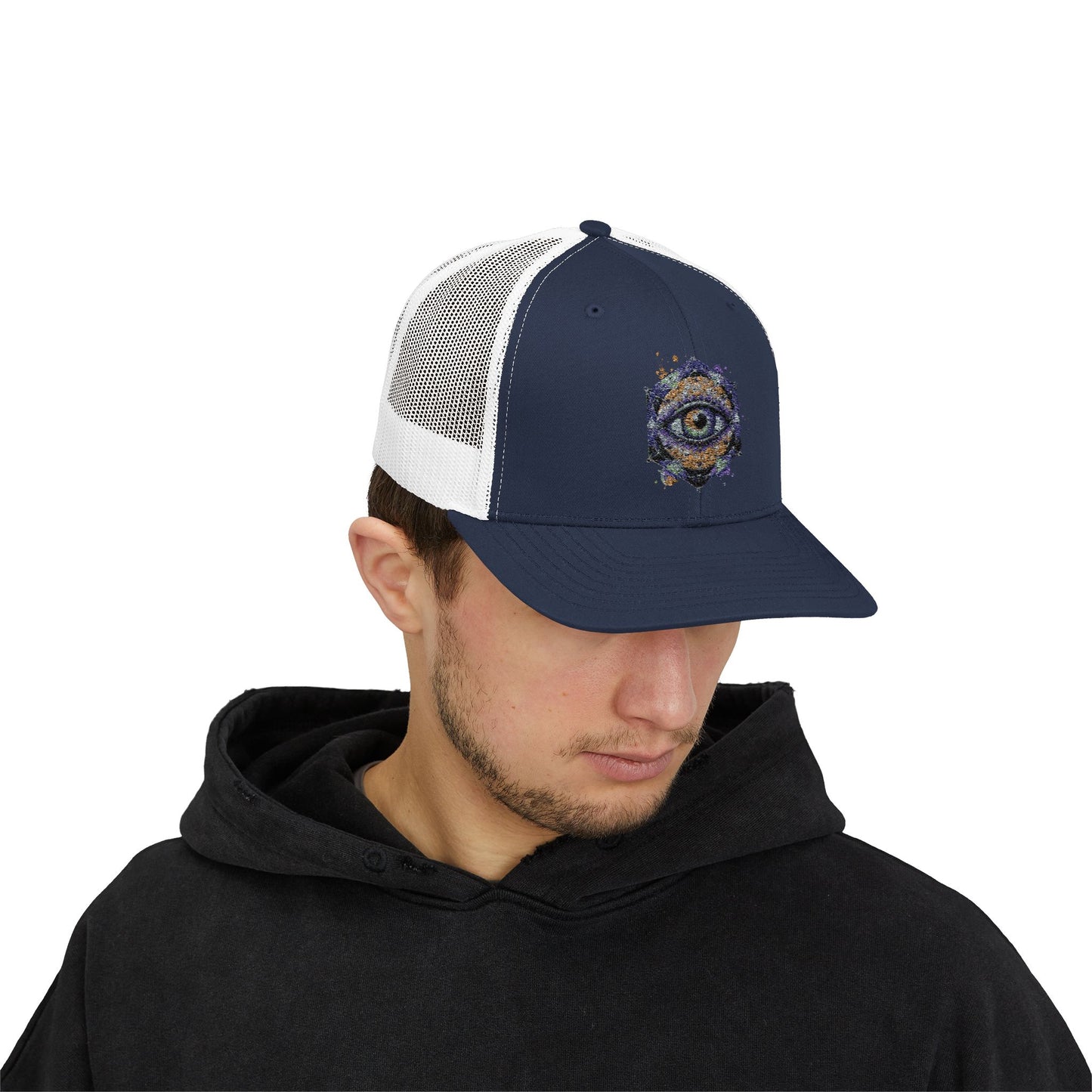 Mystical Eye Snapback Trucker Cap for Spiritual Seekers