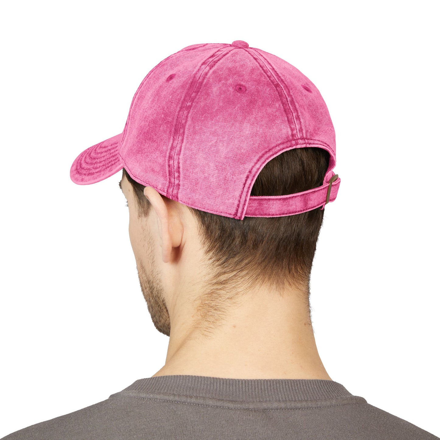 Vintage Embroidered Snail Cap - Cute Pink Hat, Casual Fashion, Gift for Garden Lovers, Summer Accessory, Chill Vibes