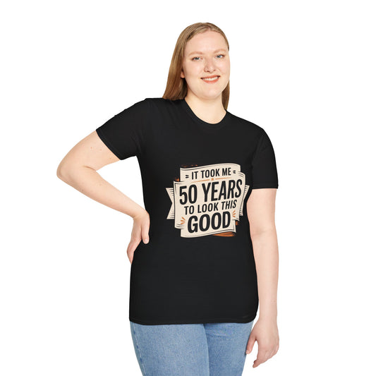 50th Birthday Unisex T-Shirt, Funny Gift for Him/Her, Celebration Apparel, Milestone Birthday Tee, Birthday Party Outfit